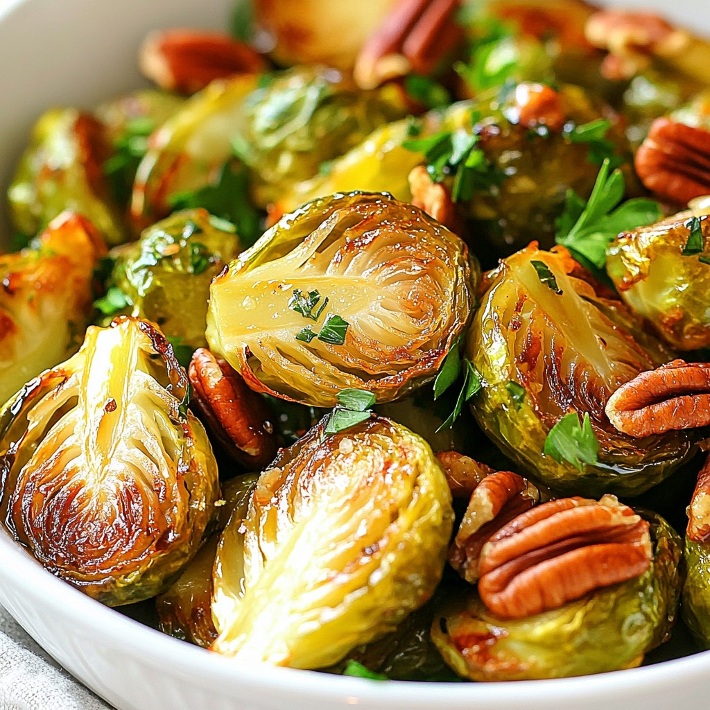 Maple Glazed Brussels Sprouts Flavorful and Easy Recipe