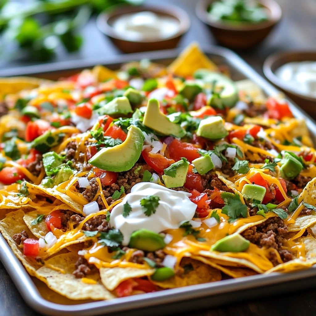 Sheet Pan Fajita Nachos Tasty and Easy Recipe