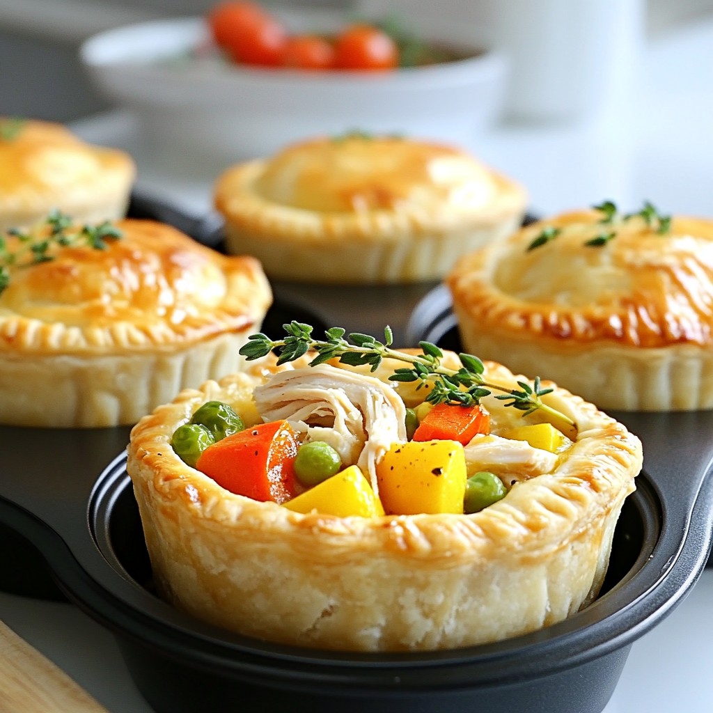 Mini Chicken Pot Pies Delicious Comfort Food Recipe