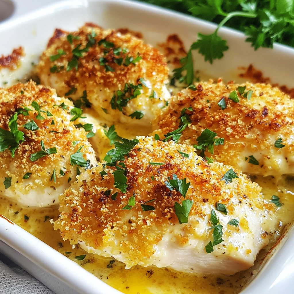 Garlic Parmesan Chicken Bake Flavorful and Easy Dish