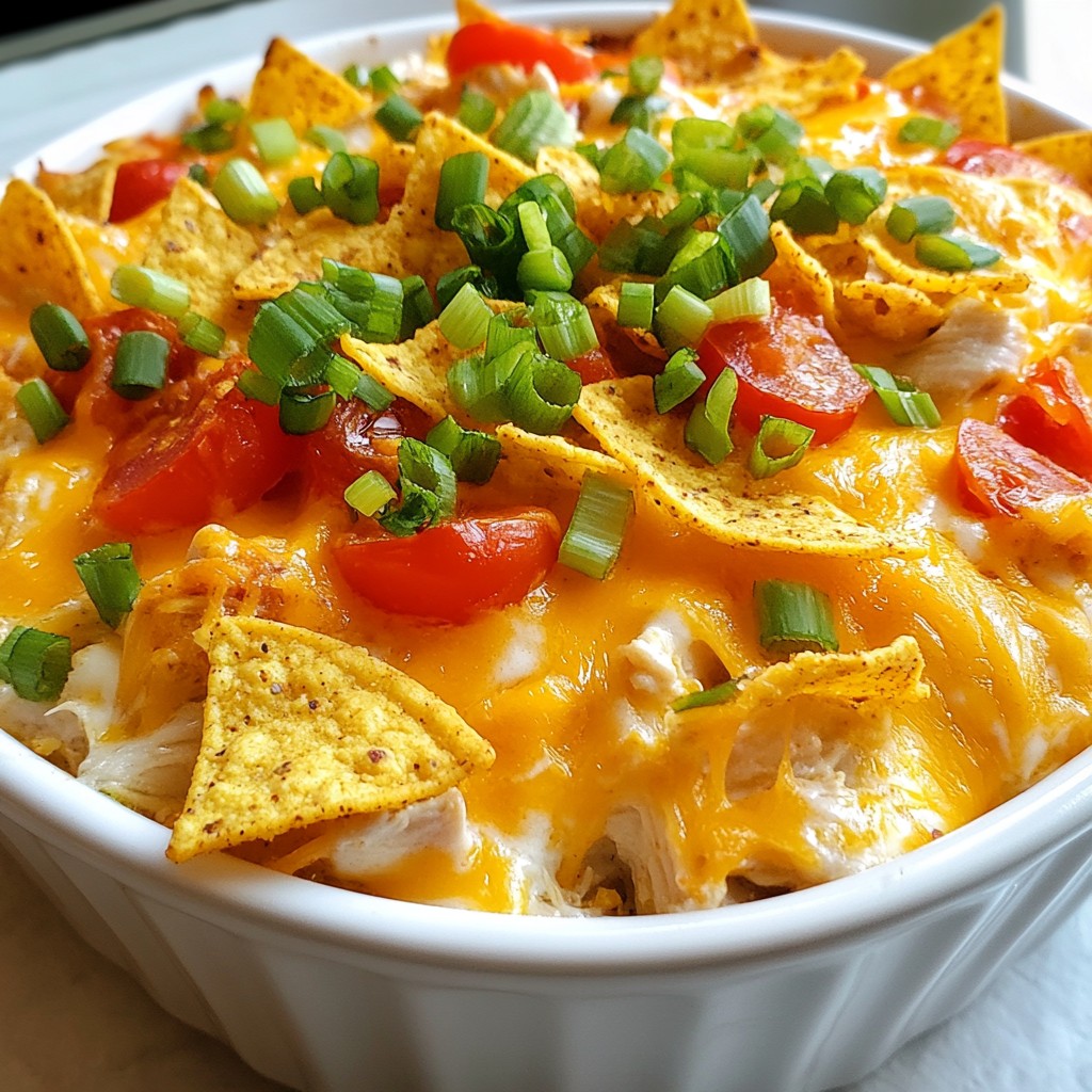 Cheesy Chicken Dorito Casserole Flavorful Family Dish