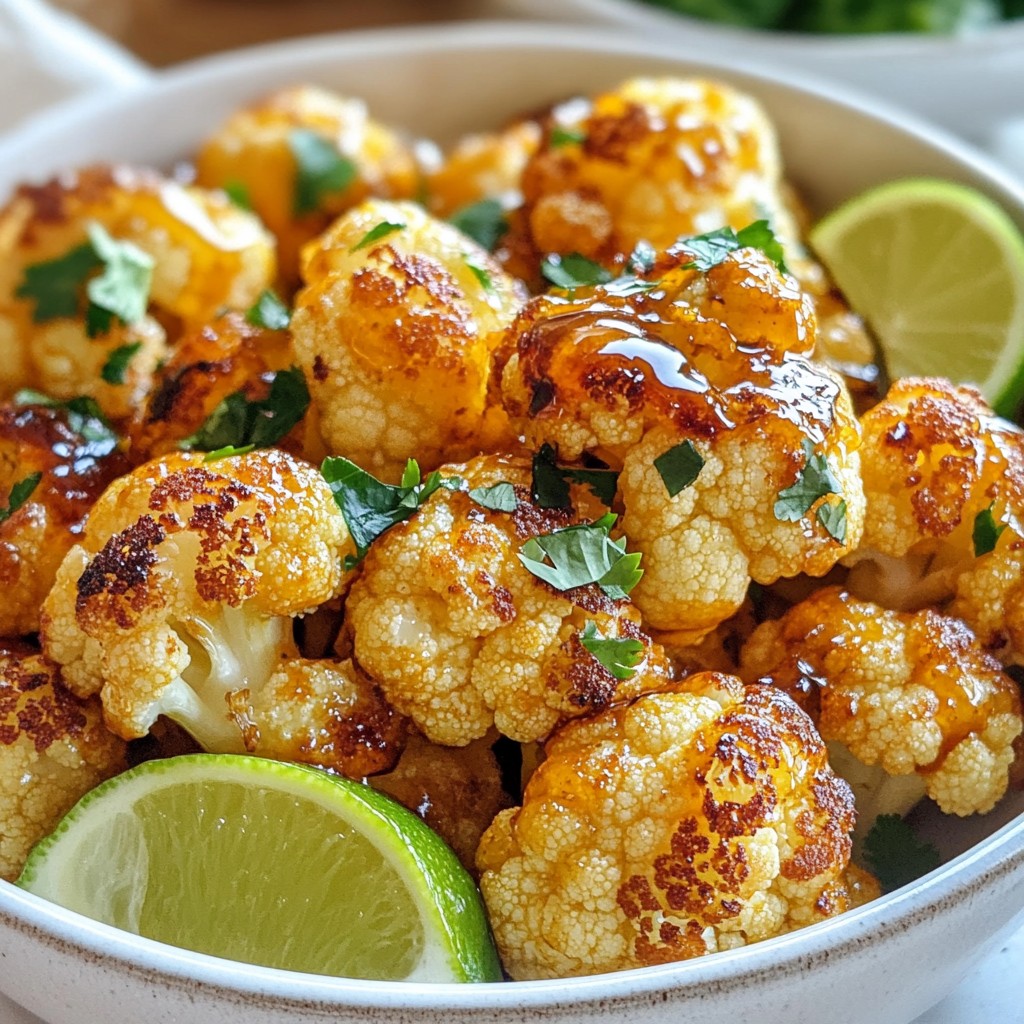 Sriracha Honey Roasted Cauliflower Flavorful Delight
