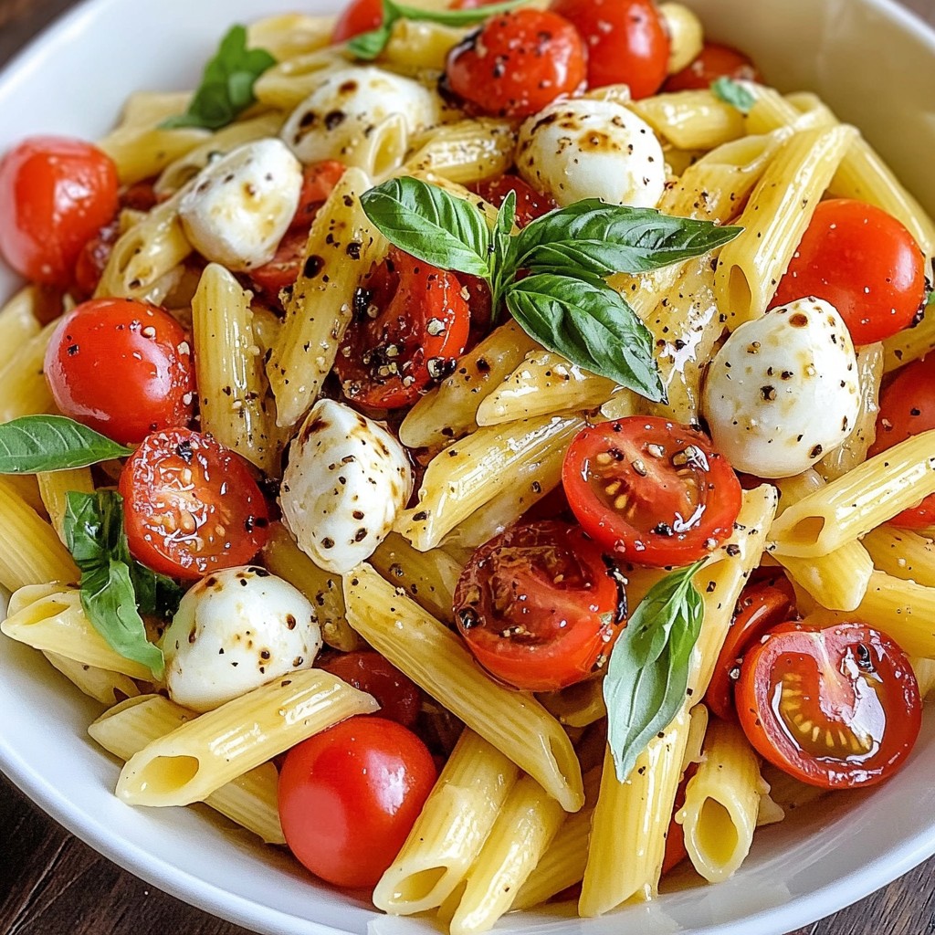 Minute Caprese Pasta Quick and Flavorful Meal