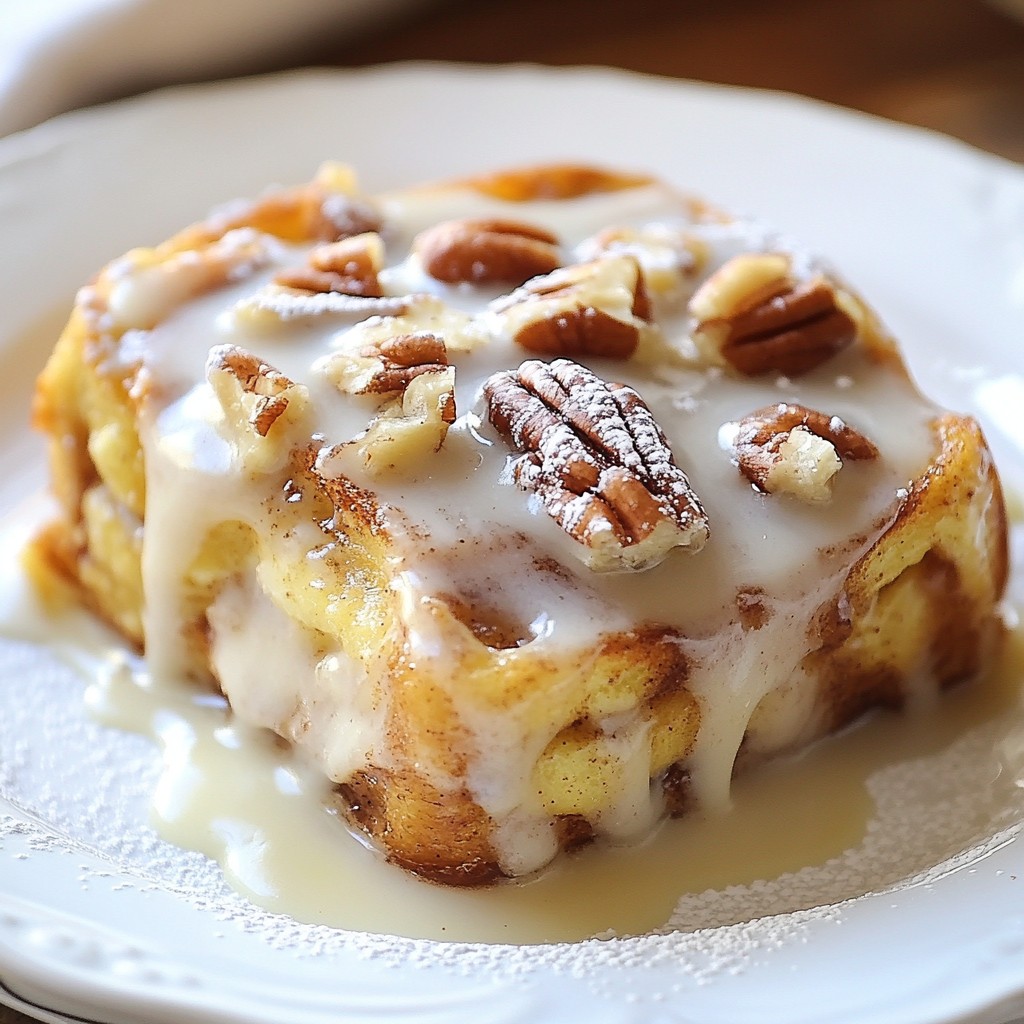 Cinnamon Roll French Toast Bake Irresistible Breakfast Delight