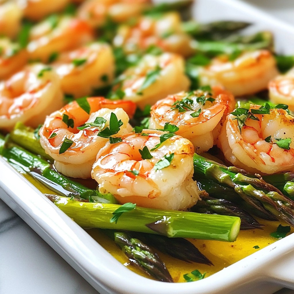 Sheet Pan Garlic Shrimp and Asparagus Delight