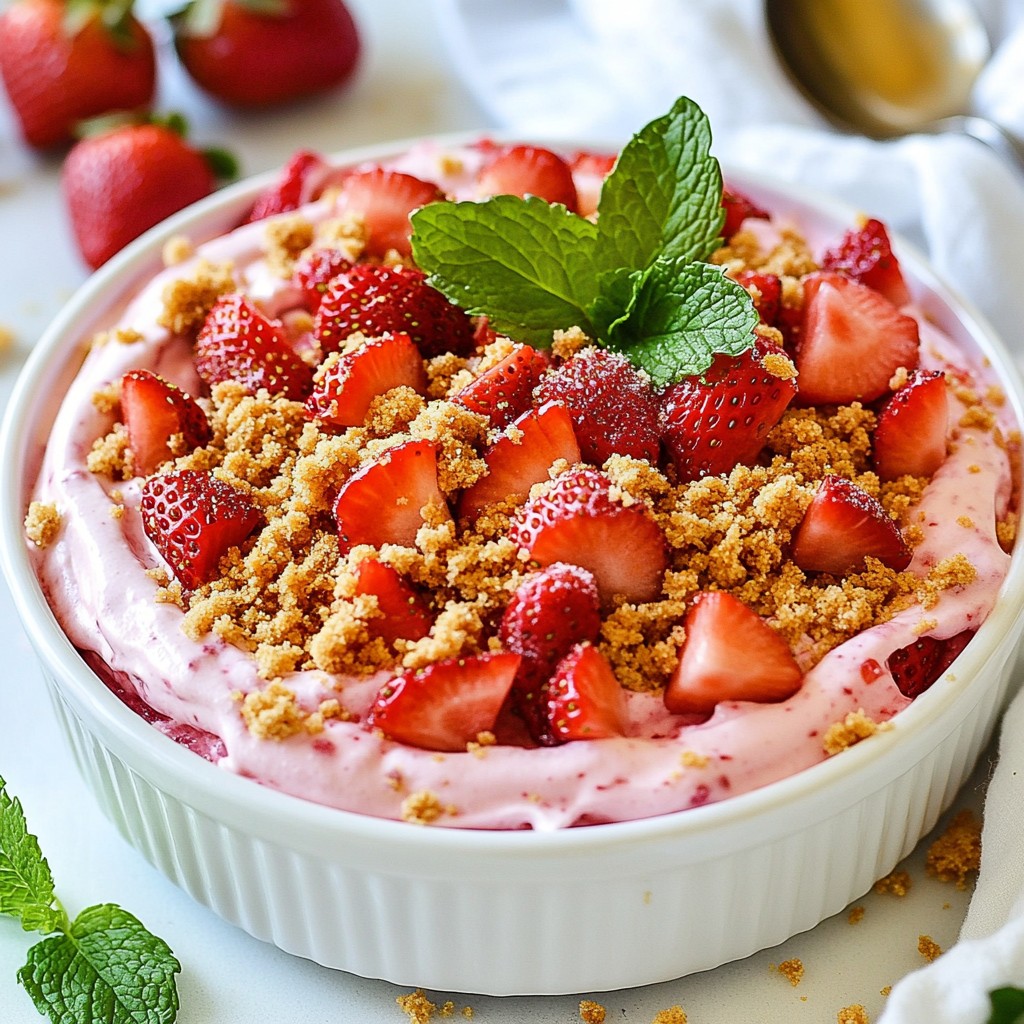 Strawberry Cheesecake Dip Flavorful and Easy Recipe