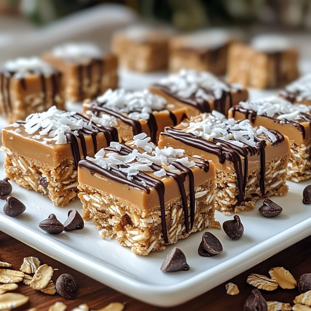 No Bake Peanut Butter Bars Quick and Easy Recipe