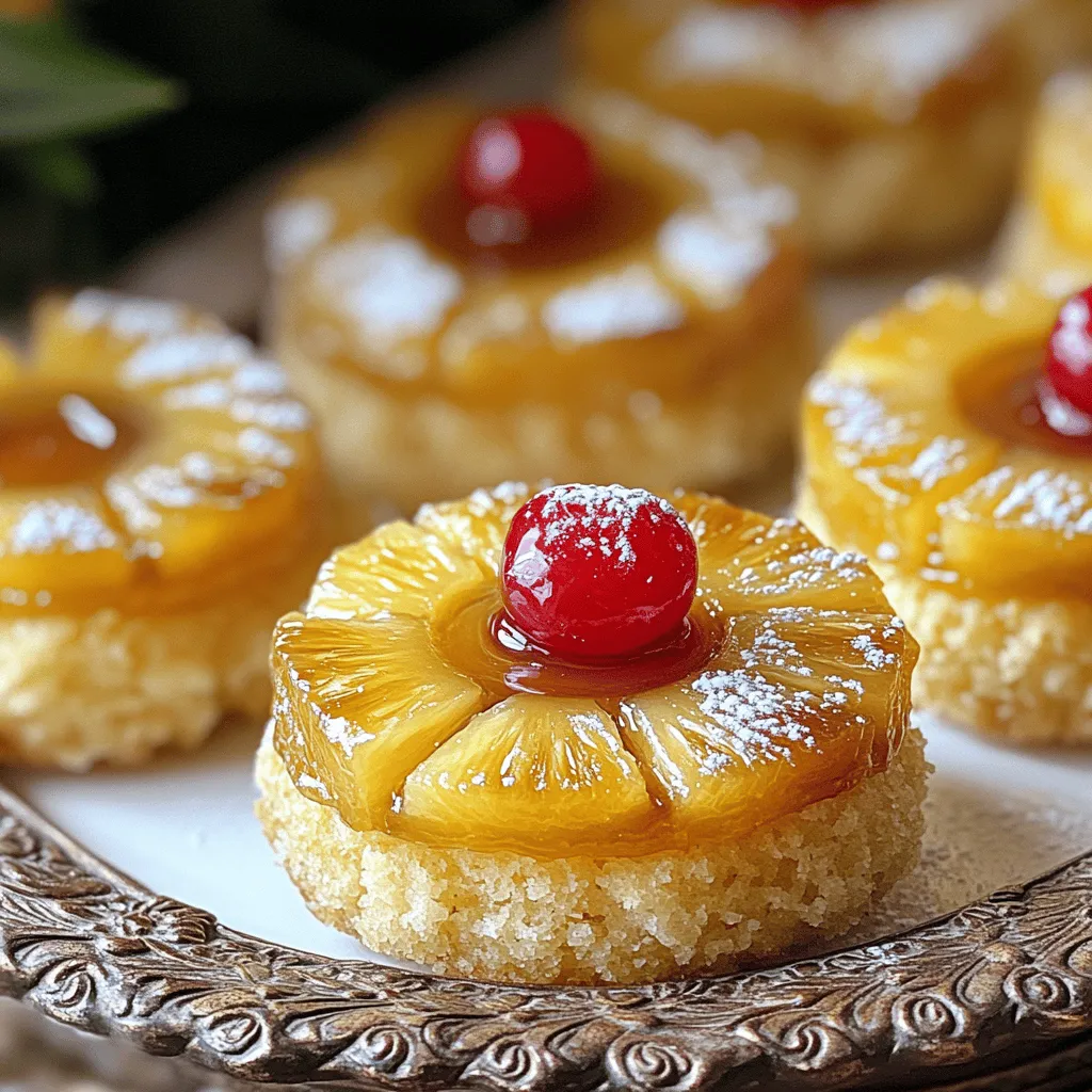 Mini Pineapple Upside Down Cakes Delicious and Easy Recipe