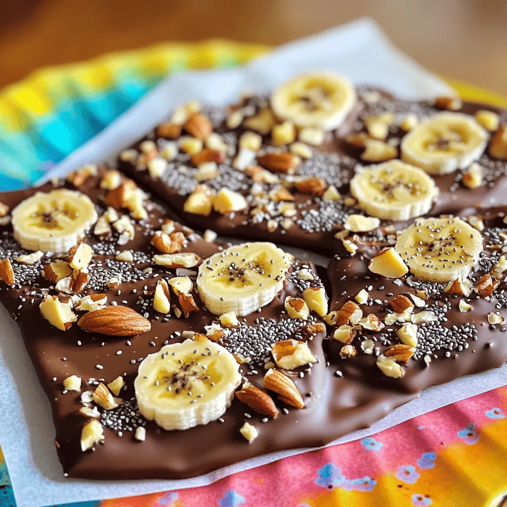 Dairy-Free Chocolate Banana Bark Easy and Delightful Treat