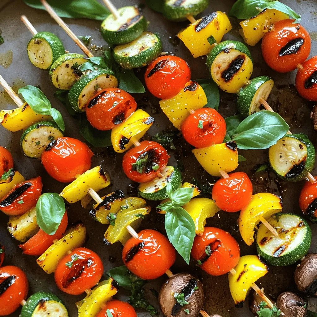 Grilled Vegetable Skewers Flavorful and Healthy Dish