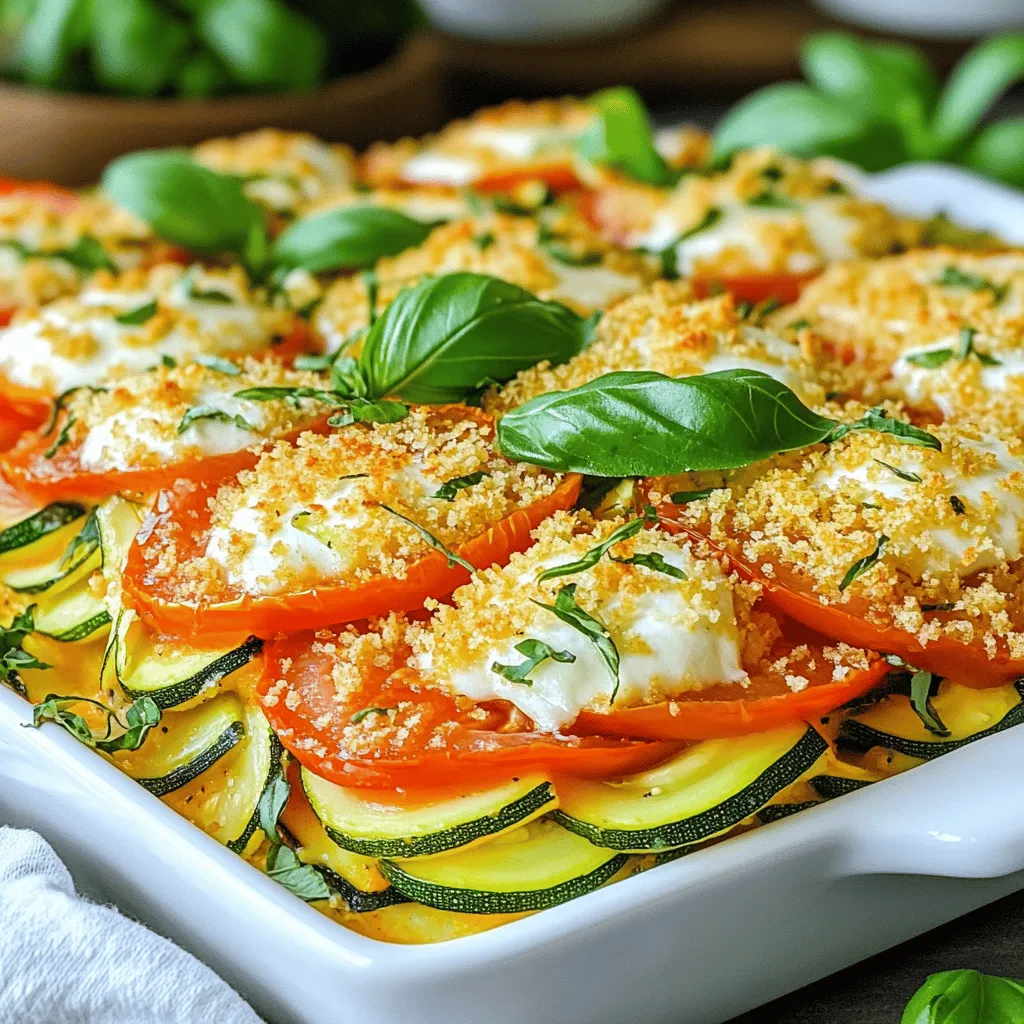 Tomato Zucchini Casserole Savory and Satisfying Meal